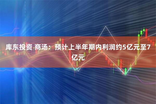 库东投资 商汤：预计上半年期内利润约5亿元至7亿元